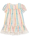 GUCCI INTERLOCKING G SHORT-SLEEVE COTTON DRESS