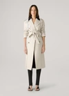 ST JOHN TECHNO COTTON AND TWEED TRENCH COAT