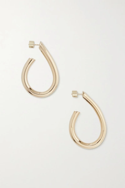 Jennifer Fisher Teardrop Samira Mini Gold-plated Hoop Earrings