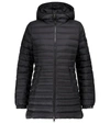Moncler Ments Hooded Quilted Shell Down Jacket In Black