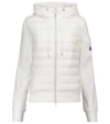 MONCLER DOWN AND COTTON JERSEY JACKET,P00515591