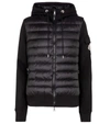 MONCLER MAGLIA HOODED SWEATSHIRT AND DOWN JACKET,P00515593