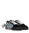 OFF-WHITE LOW VULCANIZED SUEDE SNEAKERS,P00526976