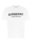 Burberry T-shirt Letchford In Cotone Bianca In White