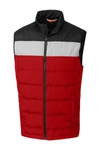 Cutter & Buck Thaw Insulated Packable Vest In Red