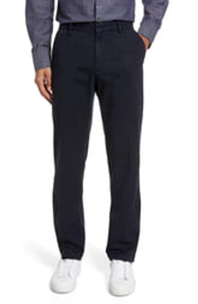 Zachary Prell Aster Straight Leg Pants In Navy