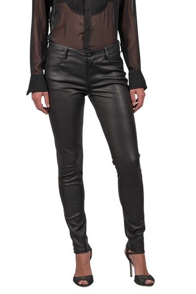 Robert Graham Khloe Leather Pants In Black