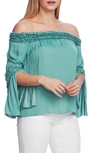 VINCE CAMUTO BELL SLEEVE OFF THE SHOULDER TOP,193768879138