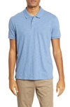 Vince Classic Slim Fit Polo In Still Water