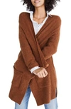 Madewell Kent Cardigan Sweater In Mulled Cider