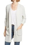 Madewell Kent Cardigan Sweater In Heather Fog