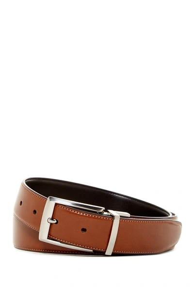 Original Penguin Reversible Amigo Tan Belt In Lugg3