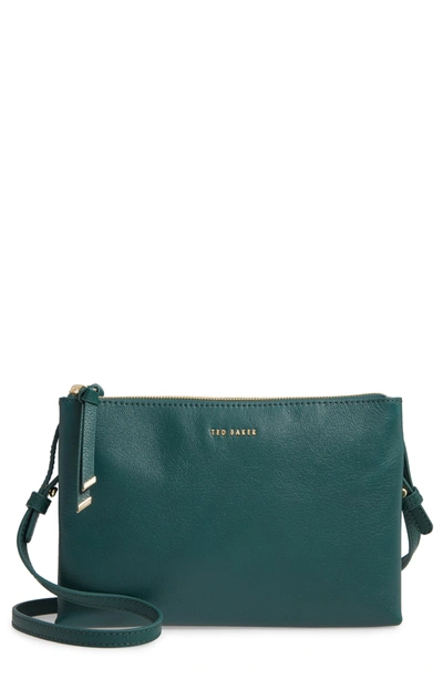Ted Baker Danii Detail Crossbody Bag In Dark Green ModeSens