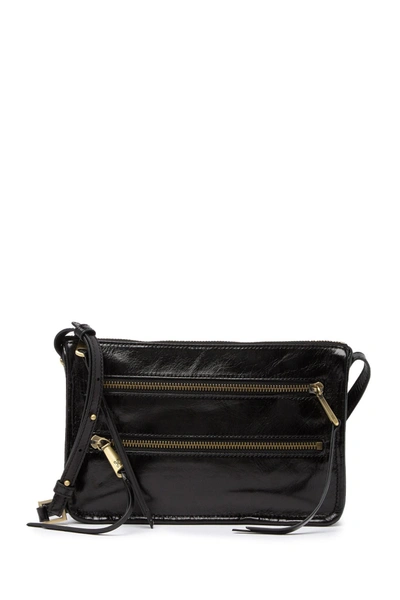 Hobo Mission Leather Crossbody Bag In Black