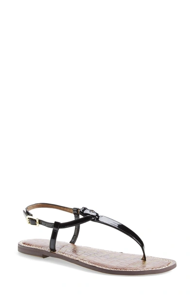 Sam Edelman Gigi Sandal In Black Patent