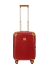 Bric's Luggage Amalfi 21" Carry-on Spinner Suitcase In Red