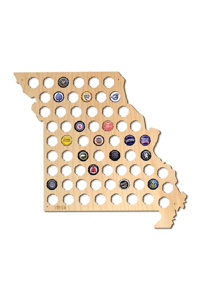 After 5 Missouri Beer Cap Map