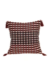 Parkland Collection Dafne Transitional Multicolored Throw Pillow In Multicolored