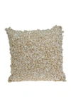 Parkland Collection Tria Bohemian Beige Throw Pillow In Beige