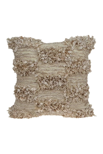 Parkland Collection Bria Bohemian Beige Throw Pillow