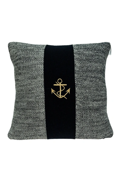Parkland Collection Ahoy Nautical Pillow In Blue