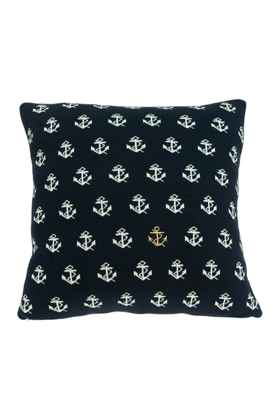 Parkland Collection Andrea Nautical Pillow In Blue