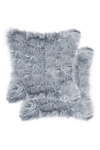 Luxe Belton Faux Fur Pillow