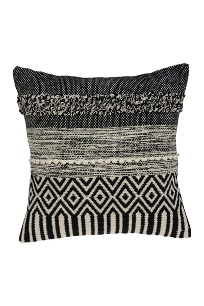 Parkland Collection Chase Bohemian Black Throw Pillow