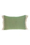 Parkland Collection Leesa Green Throw Pillow In Green