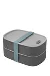 Berghoff Leo 3-piece Dual Bento Box Set With Strap
