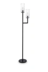 ADDISON AND LANE BASSO FLOOR LAMP WITH DOUBLE TORCHIERE,810325030138