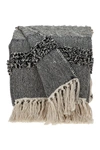 Parkland Collection Palak Eclectic Beige 52" X 67" Woven Handloom Throw In Beige