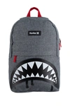 Hurley Kids' Shark Bite Backpack In 042dk Grey