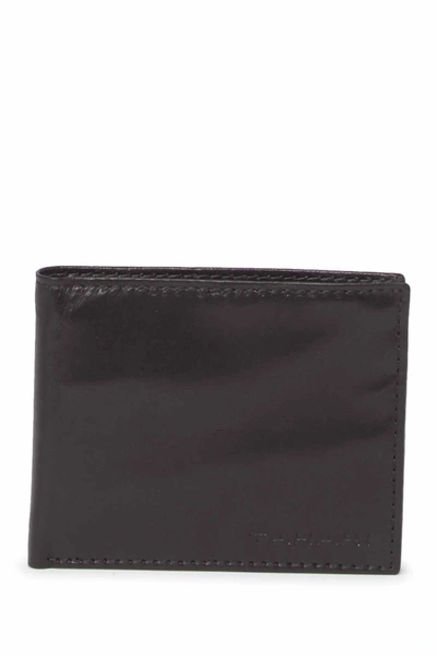 Tahari Rfid Bifold Leather Wallet In 01rf-brown