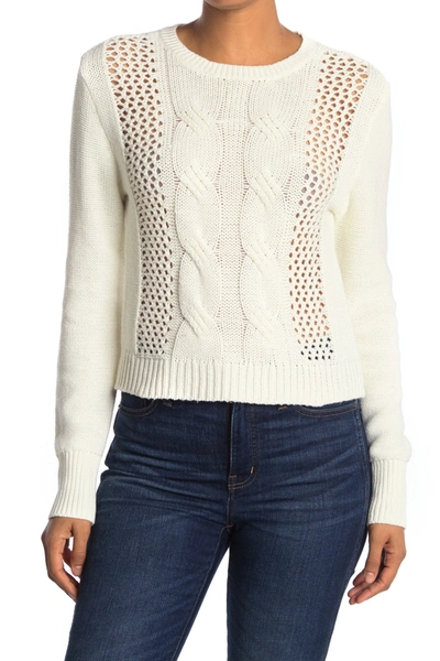 Abound Cable Knit Sweater In Ivory