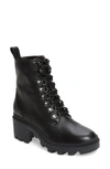 Bp. Taylor Block Heel Combat Boot In Black