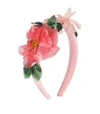 DOLCE & GABBANA KIDS FLORAL-DETAIL HEADBAND,16301889