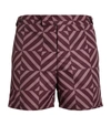 FRESCOBOL CARIOCA ANGRA TILE TAILORED SWIM SHORTS,16302199