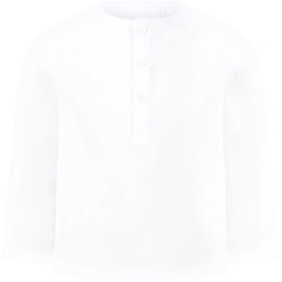 Douuod Kids' White Shirt For Boy With Logo