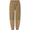 BURBERRY BEIGE TROUSER FOR KIDS WITH LOGOS,8036426