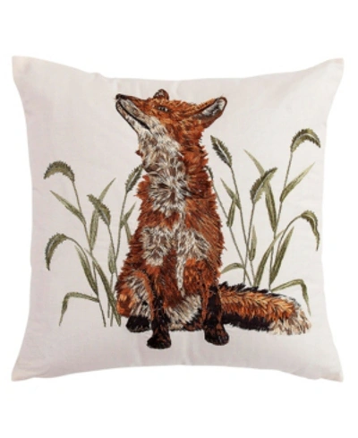 American Heritage Textiles Fox Decorative Pillow, 18" X 18" In Multi