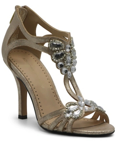 Adrienne Vittadini Women's Geil Dress Sandal Women's Shoes In Light Gold
