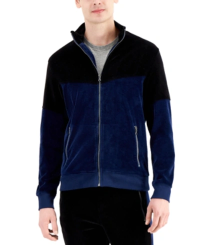 Inc International Concepts Men's All-time Track Jacket, Created For Macy's In Timeless Navy