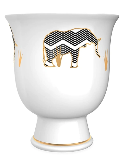 Memo Paris Cuirs Nomades 4-piece Amber Scented Bone China Eggcup Candle Set