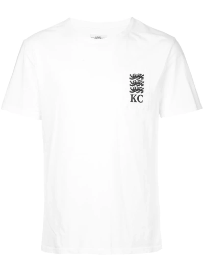 Kent & Curwen Logo Patch T-shirt In White