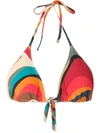 Lygia & Nanny Iasmim Printed Bikini Top In Multicolour