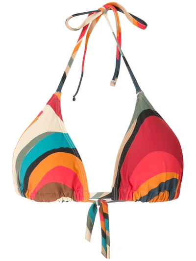 Lygia & Nanny Iasmim Printed Bikini Top In Multicolour