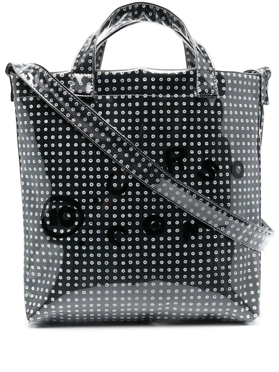 10 Corso Como Monogram Print Tote In Black