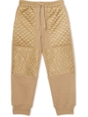BURBERRY TEEN QUILTED TRACK PANTS