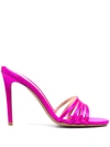 ALEXANDRE VAUTHIER HEELED LEATHER SANDALS